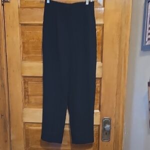 Karen Scott Black Relaxed Fit Trousers 6P